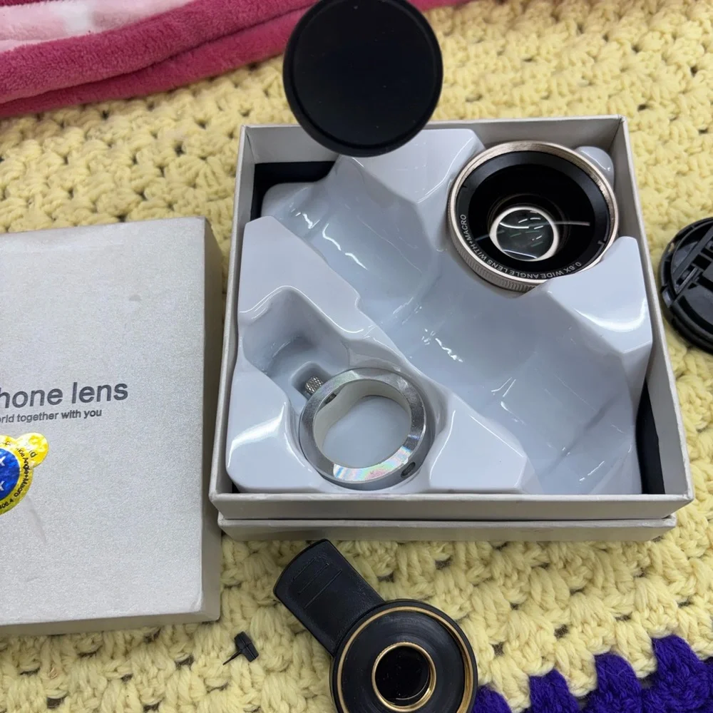 Mobile phone lens in original box